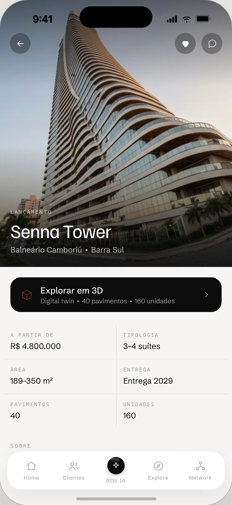 BOX OS App: Imóvel